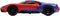 JADA TOYS 253226002 Marvel Spider-Man RC 2017 Ford GT 1:16 RC modelauto voor beginners Elektro Sportwagen