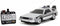 Jada Toys Back to the Future RC Time Machine 1:16 radiografisch bestuurbaar model Auto Elektromotor