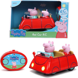 Jada Toys - RC Peppa Pig Car - 17,5 cm - tot 2,5 km/u - 2 4GHz - Bestuurbare auto