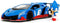 JADA TOYS Sonic Lamborghini Veneno Kant-en-klaar model Personenauto (model)