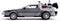 Jada Toys - Time Machine Back to the Future 2 1:24 - Die-cast - Vanaf 8 jaar - Speelgoedvoertuig