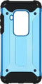 iMoshion Hoesje Geschikt voor Motorola One Zoom Hoesje - iMoshion Rugged Xtreme Backcover - Lichtblauw
