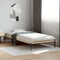 vidaXL - Bedframe - bewerkt - hout - en - metaal - sonoma - eikenkleurig - 100x200 - cm