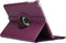 imoshion Tablet Hoes - Geschikt voor iPad Air 2 (2014) / Air 1 (2013) - 360° Draaibare Bookcase - Paars