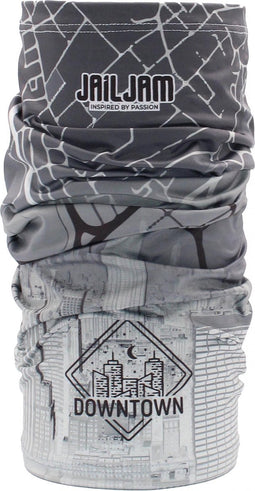 Jail Jam Nekwarmer Tec Tube Polyester/elastaan Grijs Maat One-size