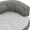 vidaXL-Hondenbed-ergonomisch-linnen-look-75x53-cm-fleece-grijs