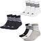 adidas Sportswear 3-Stripes - Korte Sokken - Laag model - Zwart (3 paar)
