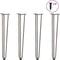 vidaXL - Haarspeld - tafelpoten - 4 - st - 72 - cm - massief - staal - naturel