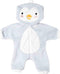Heless Poppenonesie Baby Pinguïn 28-35 Cm Pluche Wit/grijs