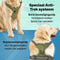 Jake and Jacky Hondentuigje - Anti-Trek Tuig - Hondenharnas - Y Tuig Hond - Reflecterend - Groen - Maat XL
