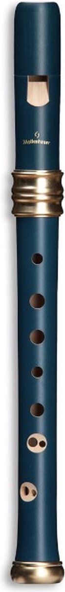 Mollenhauer Blokfluit Adri's Dream Blauw Hout