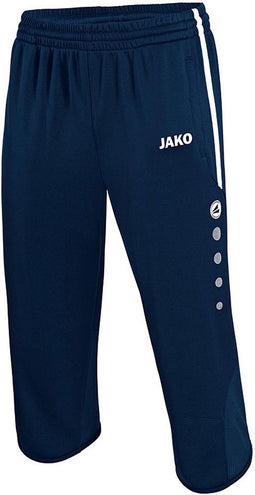 Jako Active 3/4 Trainingsbroek - Marine / Wit | Maat: L