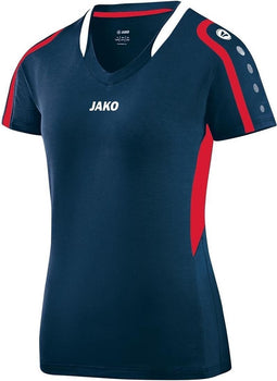 JAKO Block - Voetbalshirt - Dames - Maat XS - Blauw/Rood