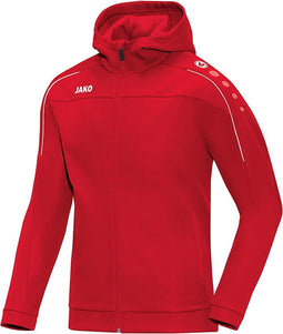 Jako Classico Jas met Kap - Jassen - rood - S