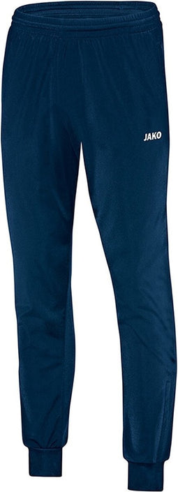 Jako Classico Polyester Trainingsbroek Senior Trainingsbroek - Maat XL - Unisex - blauw