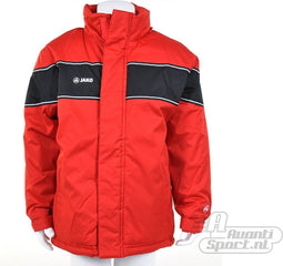 Jako - Coach Jacket Player Junior - Kinder Coach Jassen - 140 - Rood/Zwart/Wit