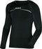 Jako Comfort Shirt Lange Mouw Kinderen - Zwart | Maat: 116-128