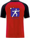 Jako Competition 2.0 T-Shirt Rood-Zwart Maat 3XL