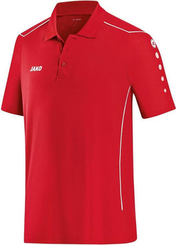 Jako Copa Polo - Voetbalshirt - Jongens - Maat 140 - Rood