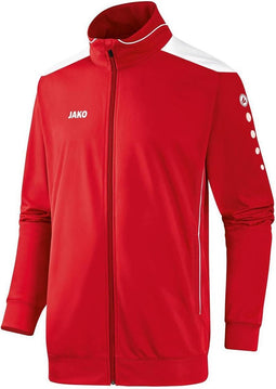 Jako Cup Polyesterjack Rood-Wit Maat 152