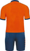 Jako Derby Shirt Korte Mouw - Flame / Marine | Maat: S