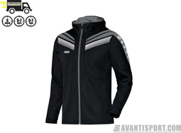 Jako Jacket Pro JR - Sportjas - Kinderen - Maat 128 - Zwart / Grijs