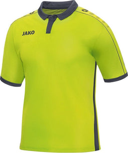 Jako - Jersey Derby S/S - Shirt Groen - XXL - lime/antraciet