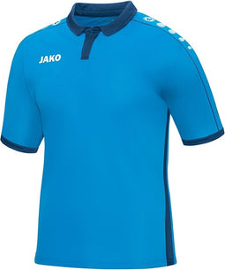 Jako - Jersey Derby S/S - Shirt Junior Blauw - 140 - JAKOblauw/marine