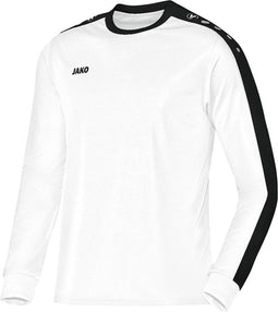 Jako - Jersey Striker L/S - Shirt Wit - 34 - 36 - wit/zwart