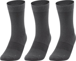 Jako - leisure socks 3-pack - leisure socks 3-pack - 35-38 - antraciet