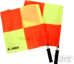 Jako - Lijnrechtersvlag set - Jako Lijnrechtersvlag set - One Size - FluorYellow/FluorOrange