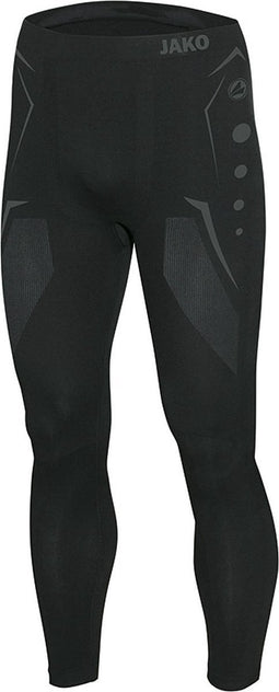 Jako Long Tight Comfort Junior Sportbroek performance - Maat 116 - Unisex - zwart Maat 116/128