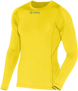 Jako - Longsleeve Compression Senior - Shirt Heren Geel - XXL - citron