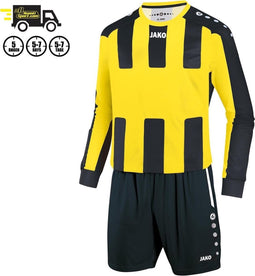 Jako - Milan Longsleeve Set - Teamkleding - 140 - Geel/Zwart