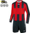 Jako - Milan Longsleeve set - Voetbalkleding - 128 - Zwart/Rood