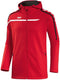 Jako - Performance - Jas met kap rood - XXL - rood/wit/zwart