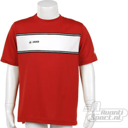 JAKO Player Junior - Voetbalshirt - Kinderen - Maat 140 - Rood/Wit