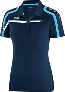 Jako Polo Performance - Sportshirt - Dames - Maat 38 - 40 - Navy;Wit;Blauw