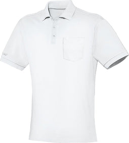 Jako - Polo Team with pocket - Polo's Heren Wit - XXXL - wit