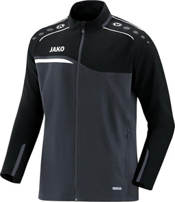 Jako - Presentation jacket Competition 2.0 Junior - Presentation jacket Competition 2.0 - 140 - antraciet/zwart