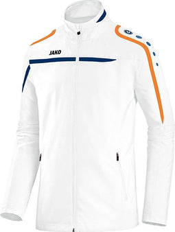 Jako - Presentation jacket Performance Women - Sportvest Dames Wit - 44 - wit/marine/fluooranje