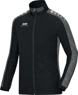 Jako - Presentation jacket Striker Junior - Sportvest Junior Zwart - 128 - zwart/grijs