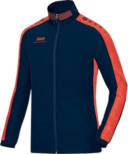 Jako - Presentation jacket Striker Senior - Sportvest Heren Blauw - XXXXL - nachtblauw/flame