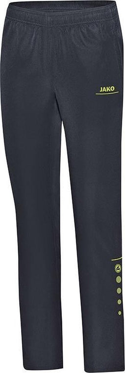 Jako - Presentation trousers Striker Women - antraciet/lime - Maat 34