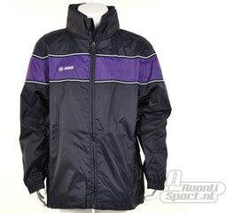 Jako - Rainjacket Player Junior - Kinder Regenjassen - 164 - Zwart/Paars