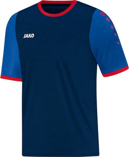 Jako - Shirt Leeds KM - Blauw Kinder Shirt - 164 - Blauw