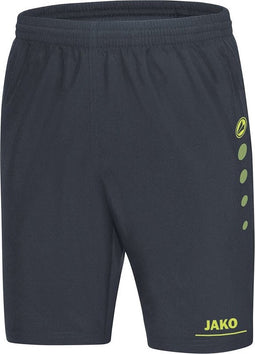 Jako - Shorts Striker Junior - Korte broek Junior Grijs - 152 - antraciet/lime