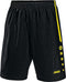 Jako - Shorts Turin - Korte broek Junior Zwart - 116 - zwart/citroen