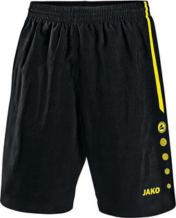 Jako - Shorts Turin - Korte broek Zwart - M - zwart/citroen