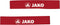Jako - Socks band - Sokophouders Rood - One Size - rood/wit
